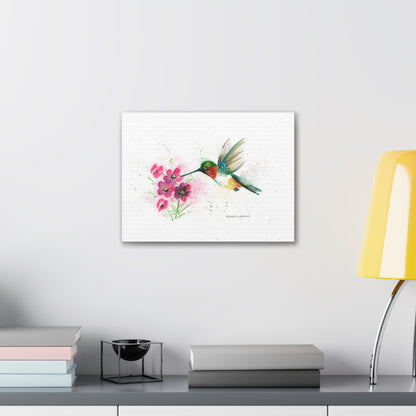 Humming Bird Canvas Print