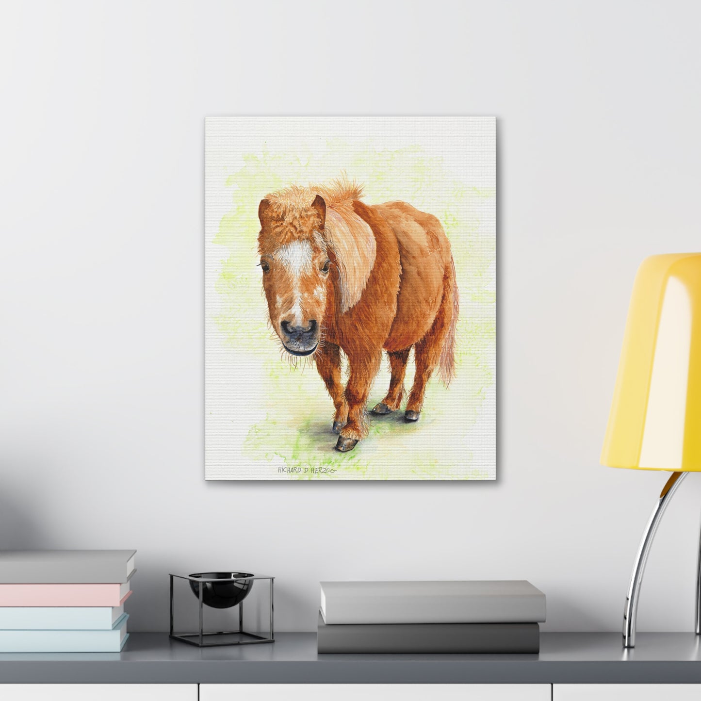 "Shorty" Mini Horse Canvas Print