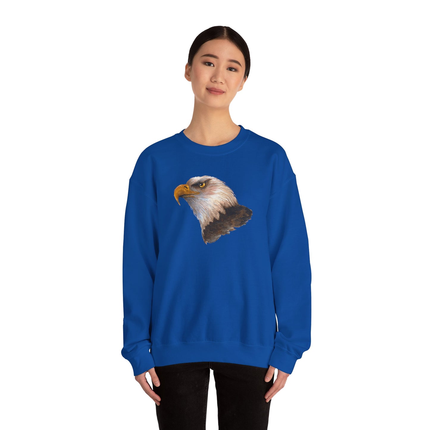 American Bald Eagle Crew Neck Sweatshirt