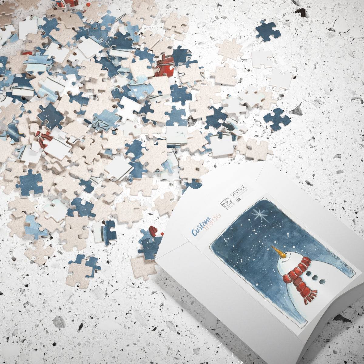 Snowman Looking Up Puzzle (110, 252, 500, 1014-piece)