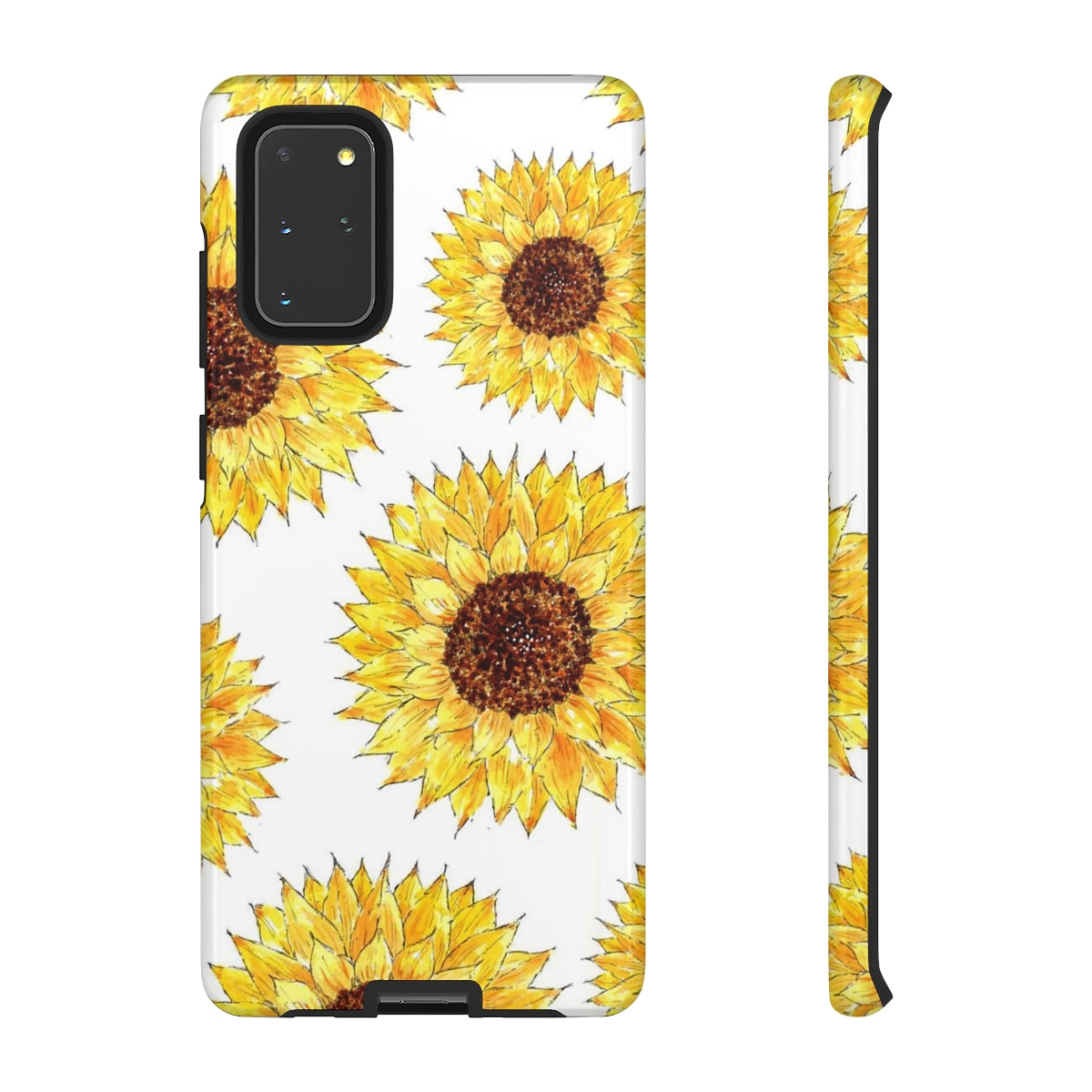 Sunflower Pattern Tough Phone Case