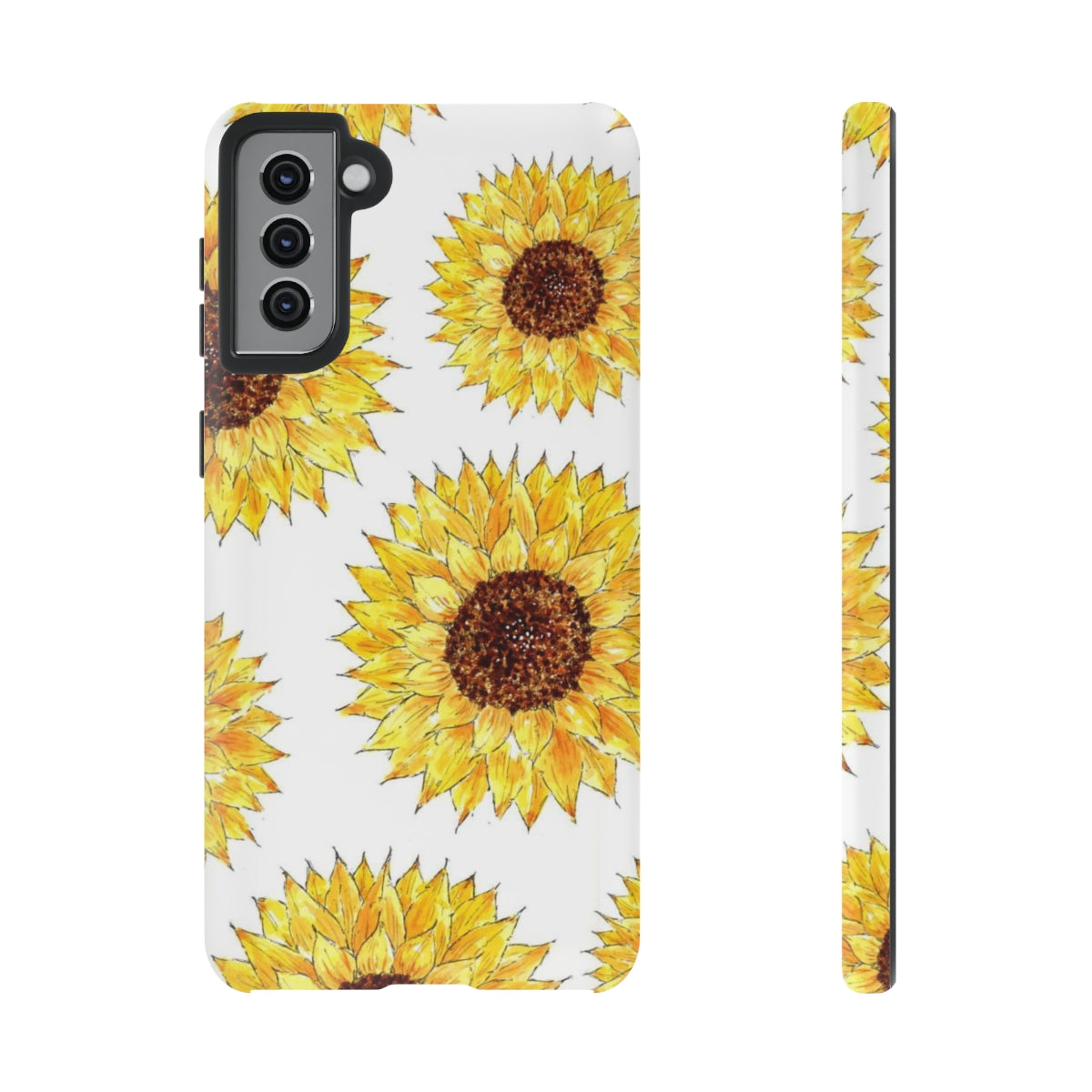 Sunflower Pattern Tough Phone Case