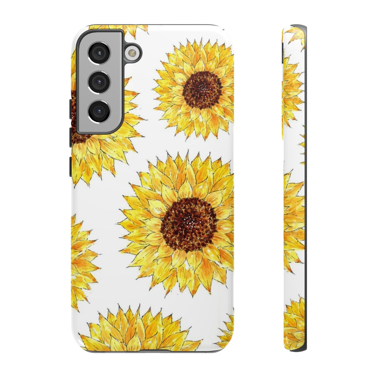 Sunflower Pattern Tough Phone Case