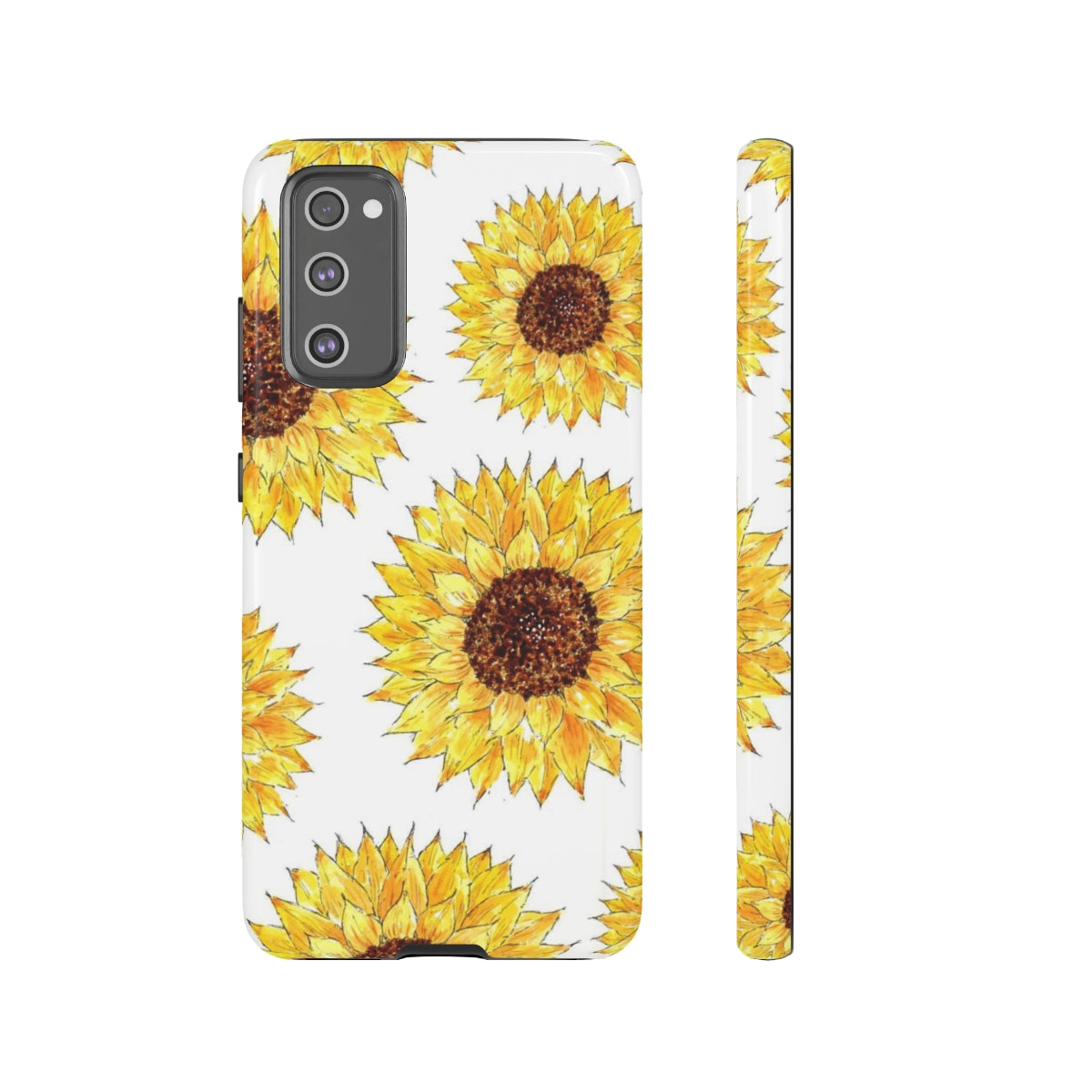 Sunflower Pattern Tough Phone Case