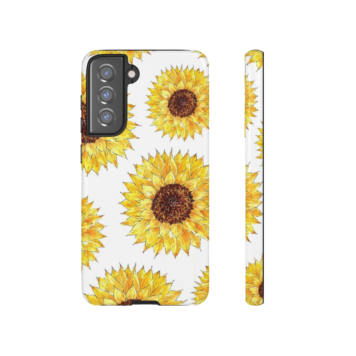Sunflower Pattern Tough Phone Case
