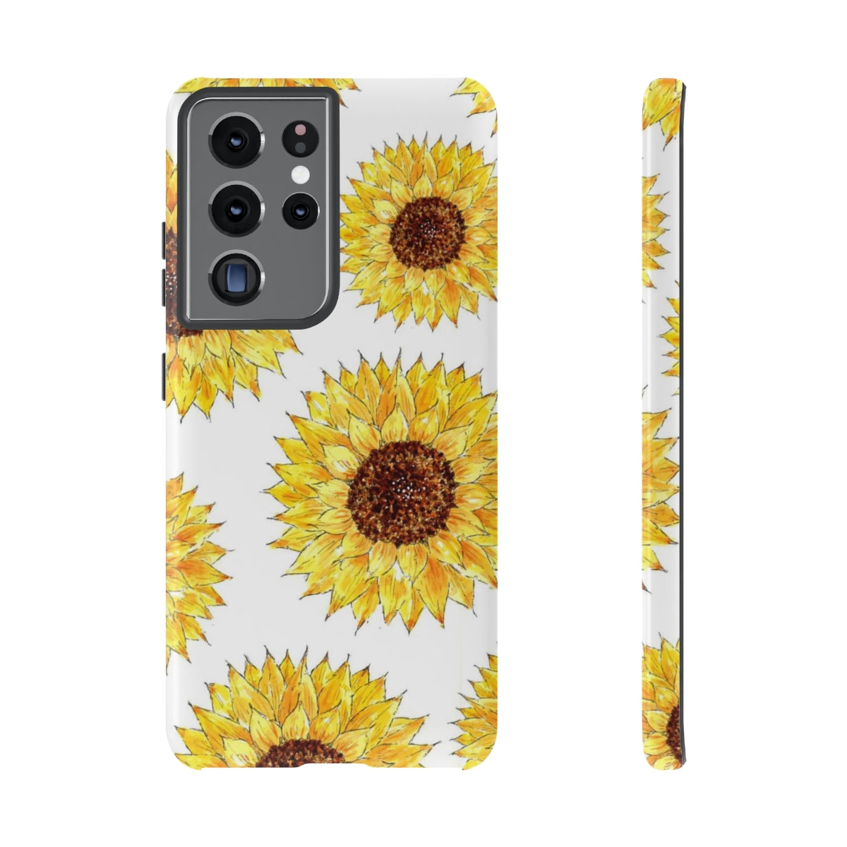 Sunflower Pattern Tough Phone Case