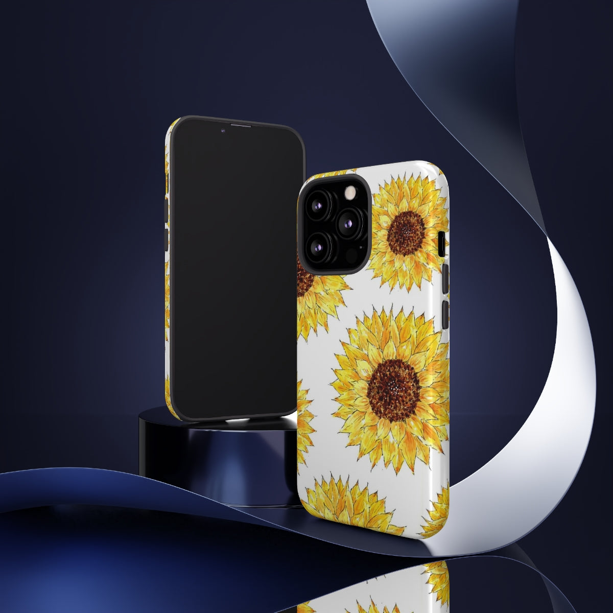 Sunflower Pattern Tough Phone Case