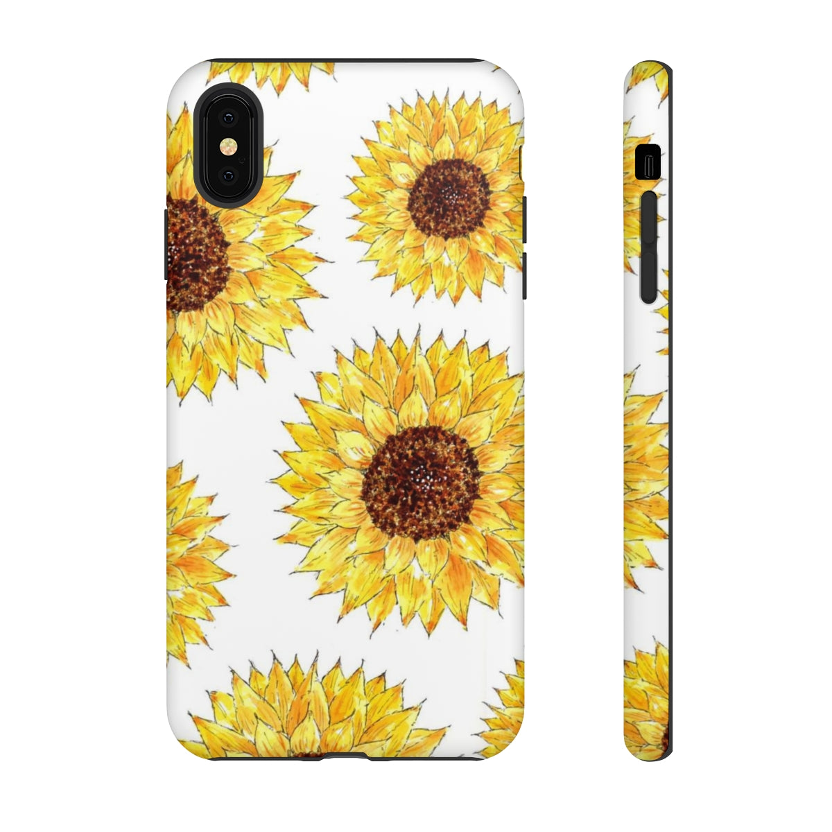Sunflower Pattern Tough Phone Case