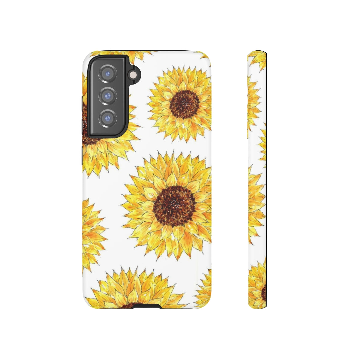 Sunflower Pattern Tough Phone Case