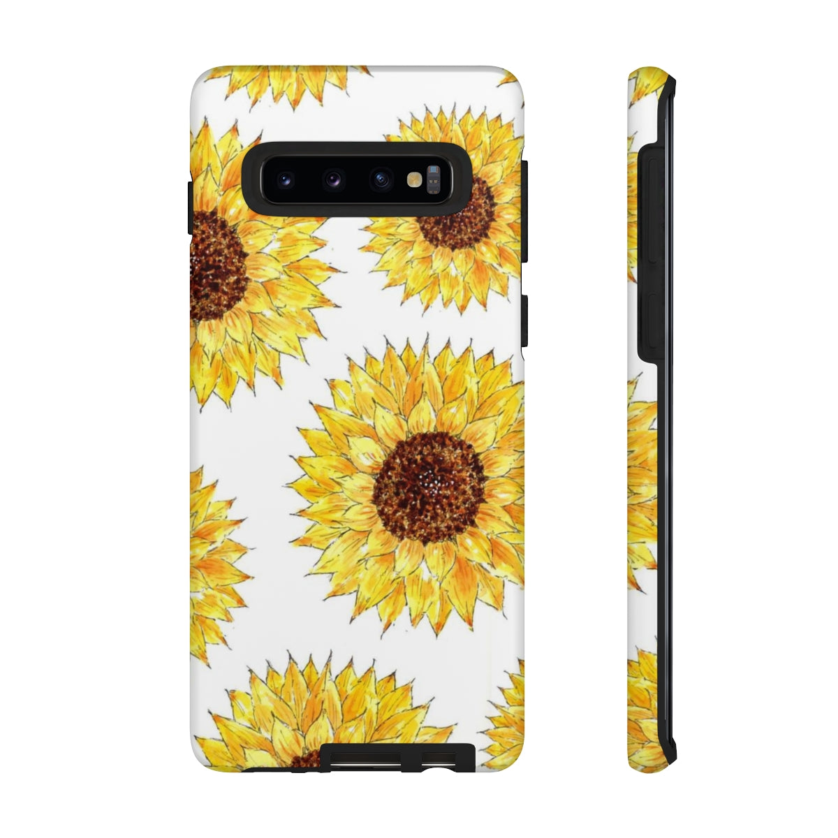 Sunflower Pattern Tough Phone Case