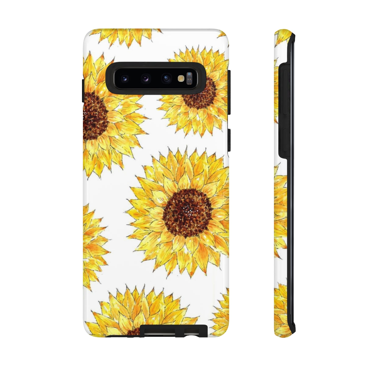 Sunflower Pattern Tough Phone Case