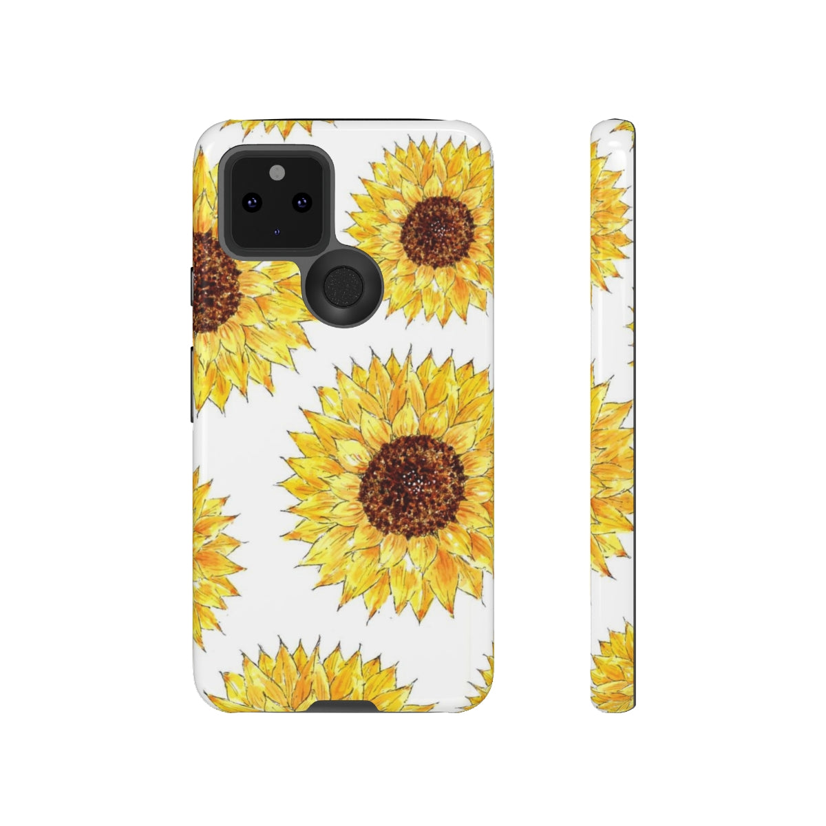 Sunflower Pattern Tough Phone Case