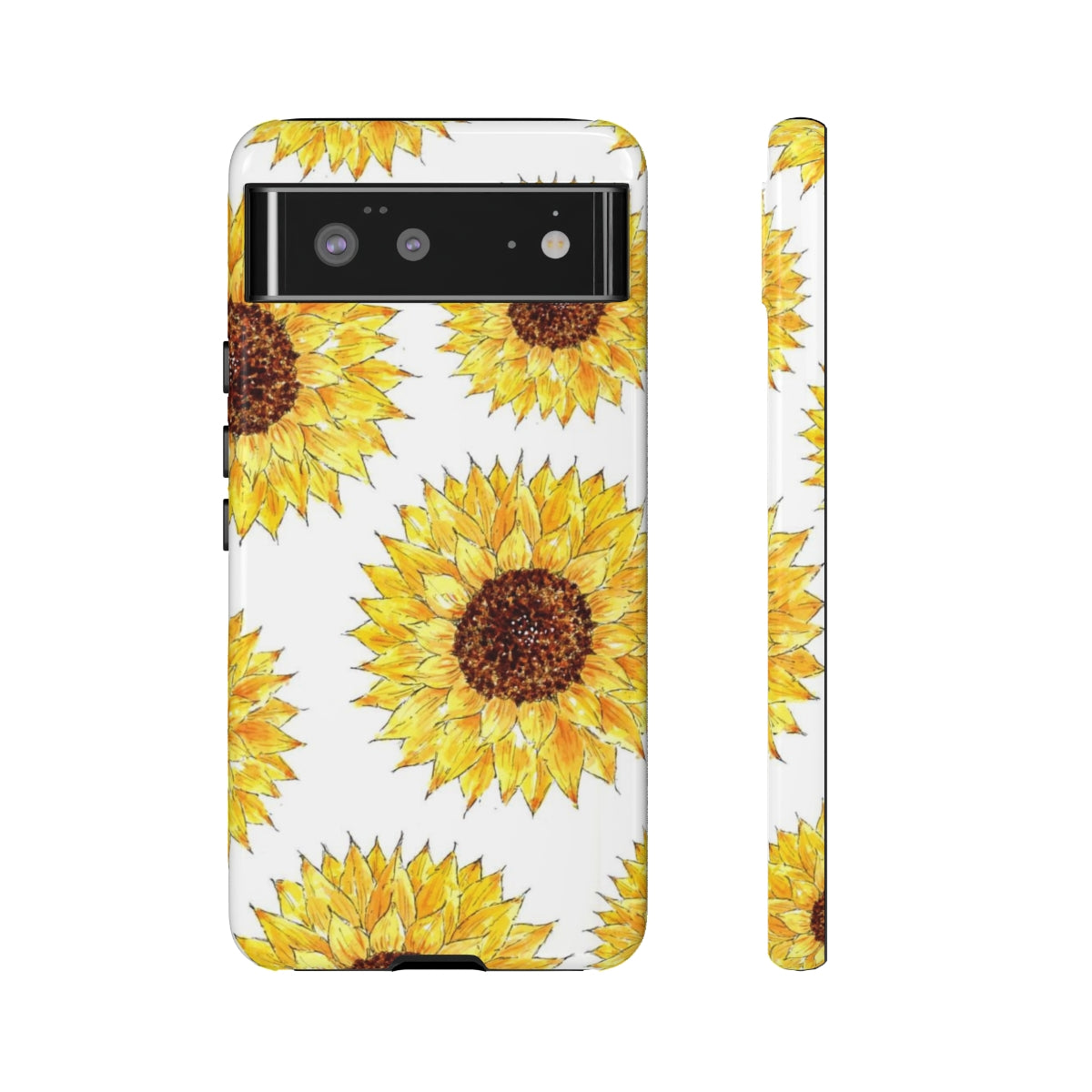 Sunflower Pattern Tough Phone Case