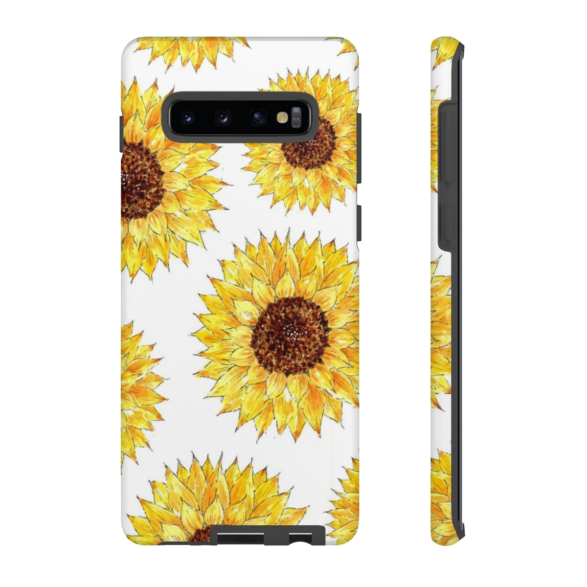 Sunflower Pattern Tough Phone Case