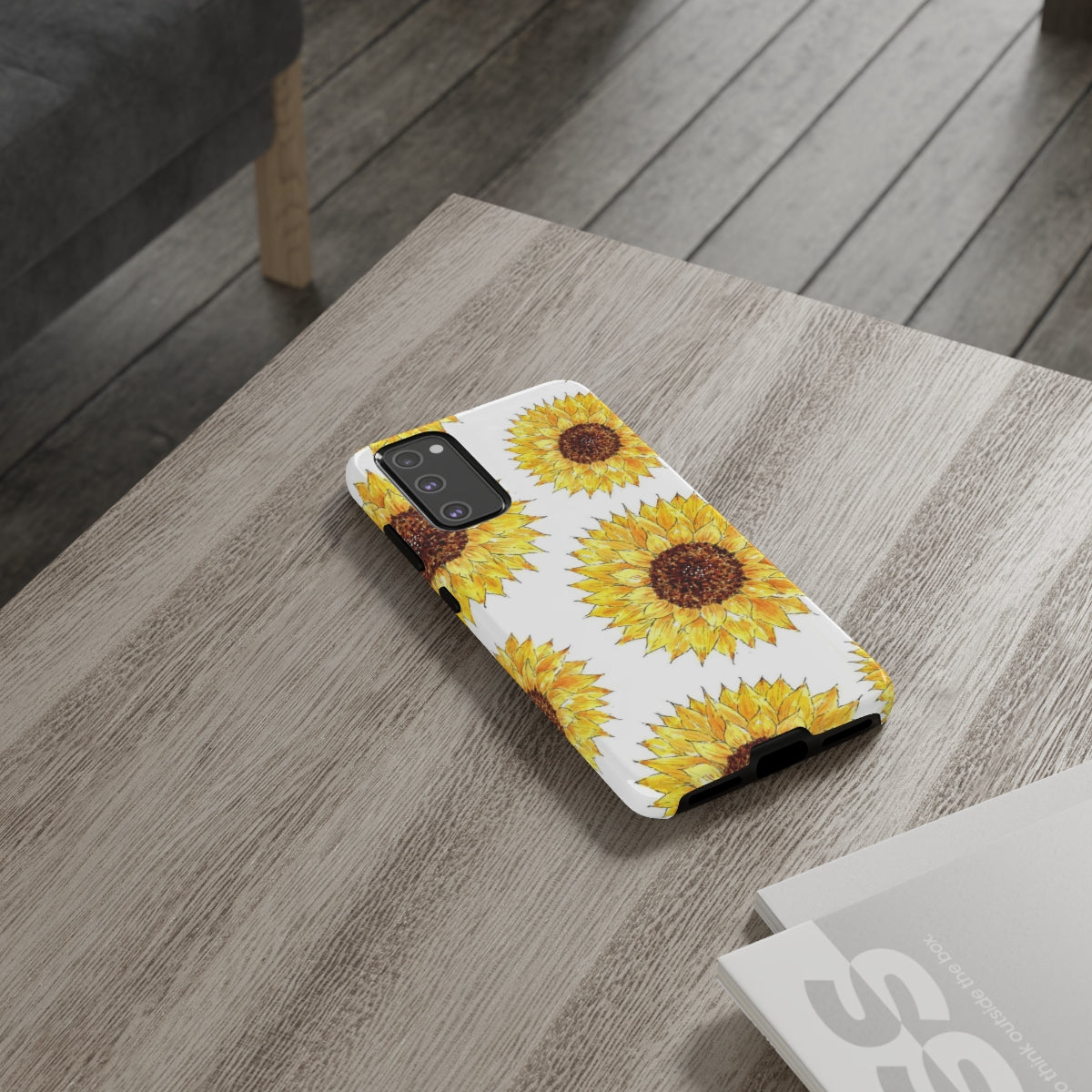 Sunflower Pattern Tough Phone Case