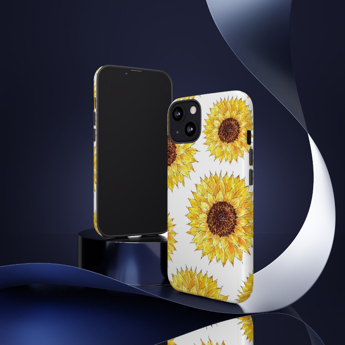 Sunflower Pattern Tough Phone Case