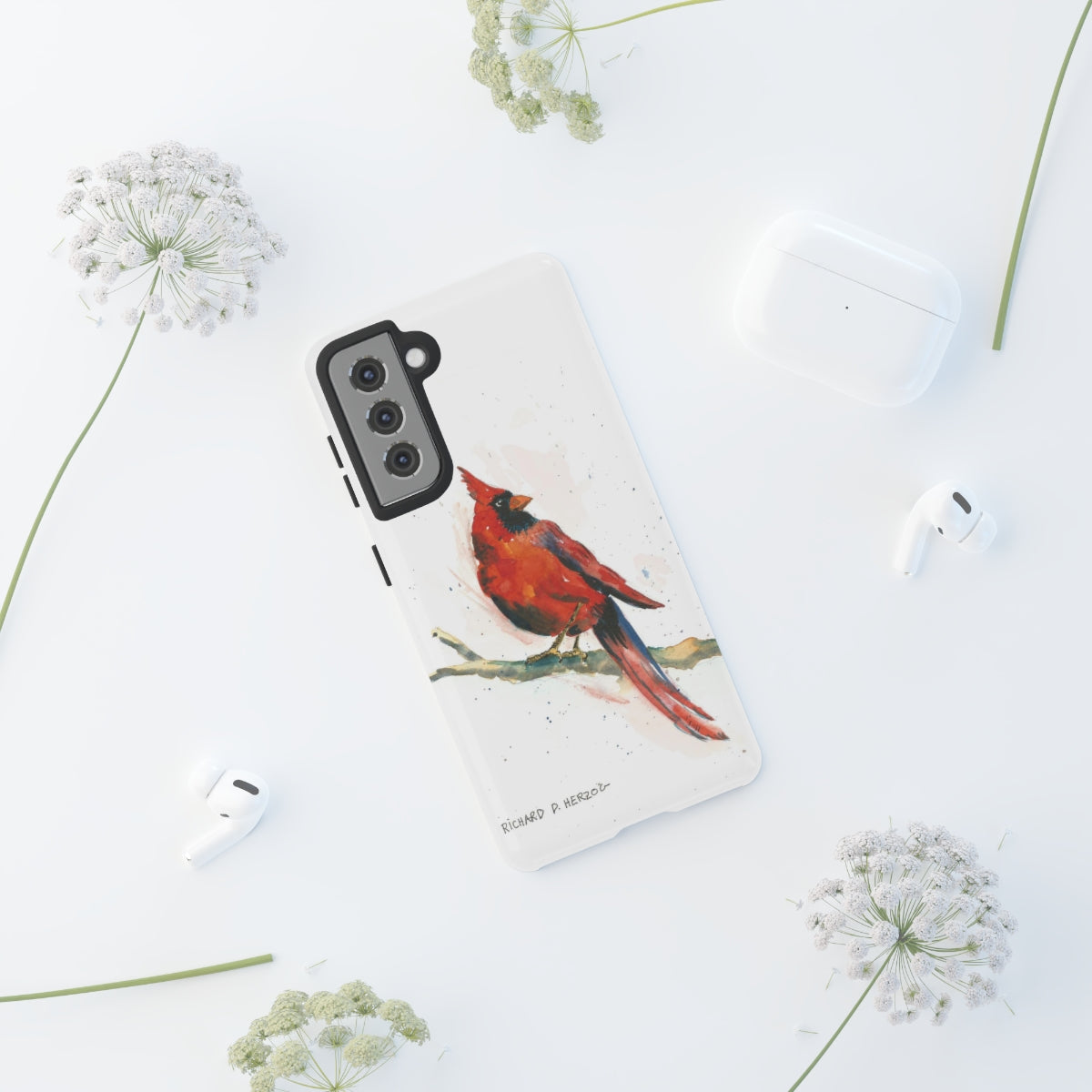 Red Cardinal Tough Phone Case