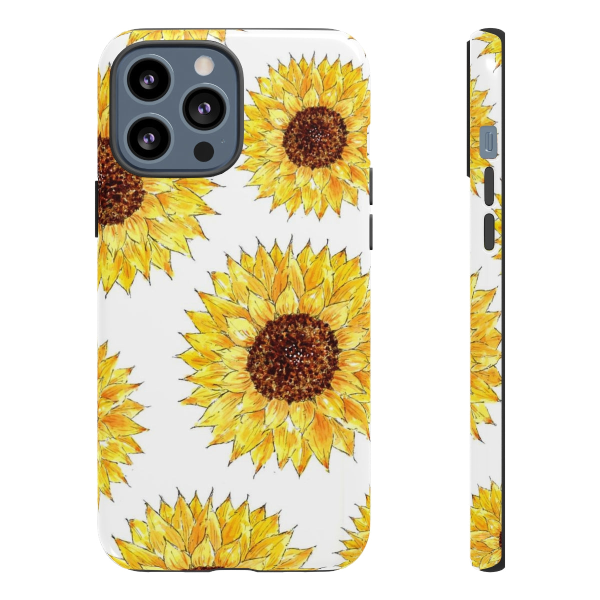 Sunflower Pattern Tough Phone Case