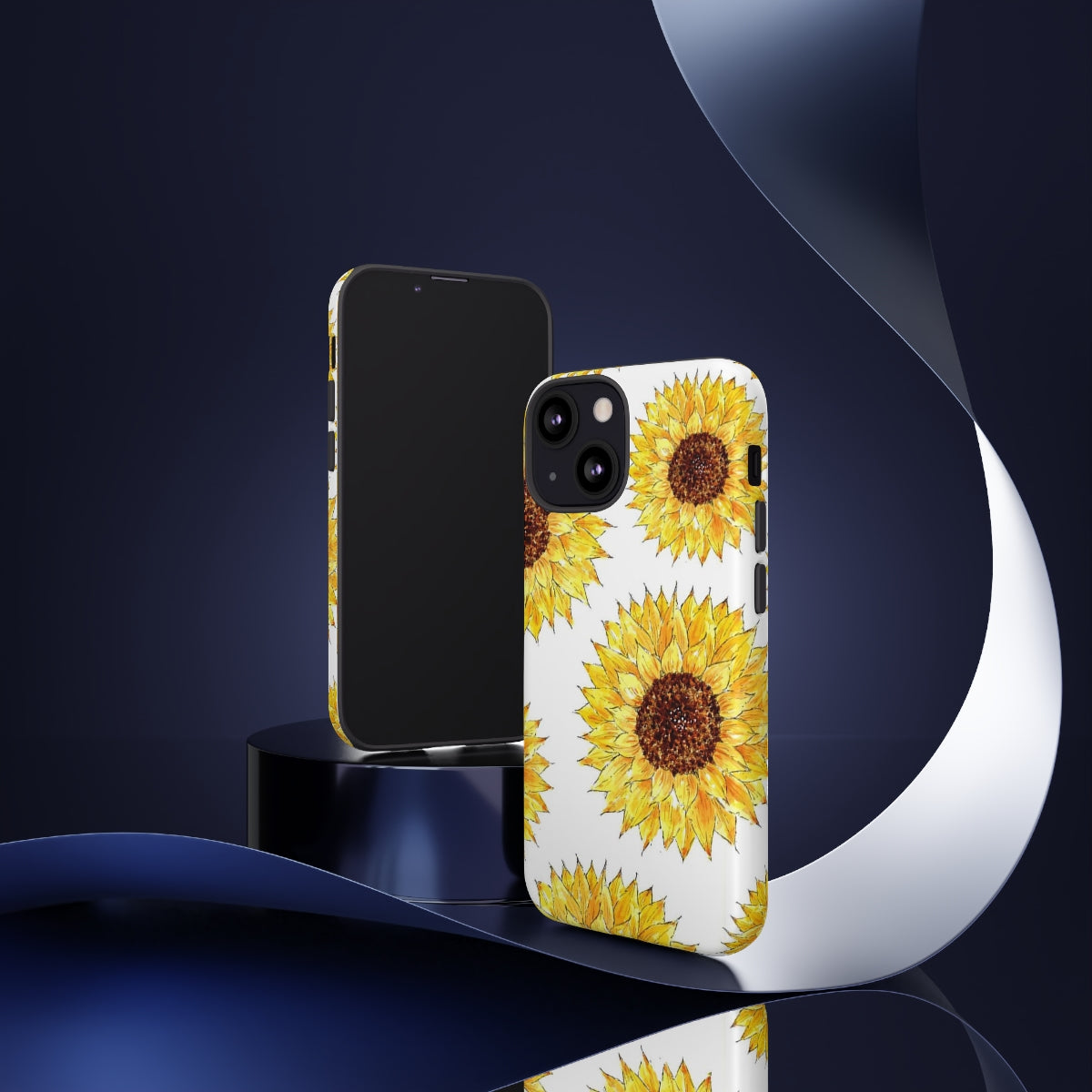 Sunflower Pattern Tough Phone Case
