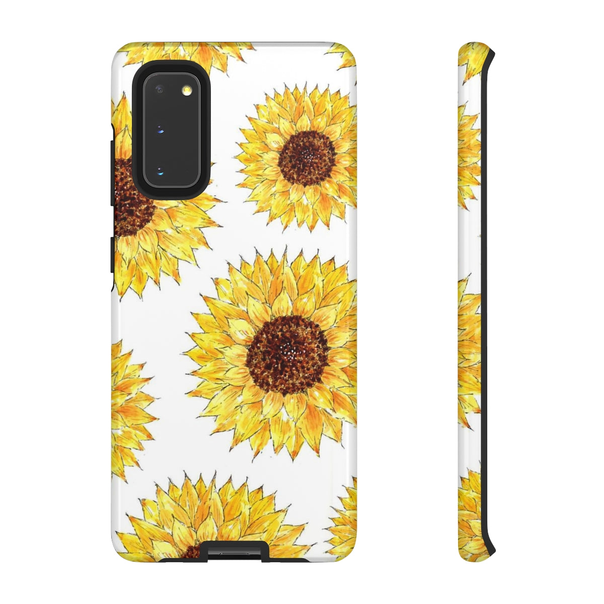 Sunflower Pattern Tough Phone Case