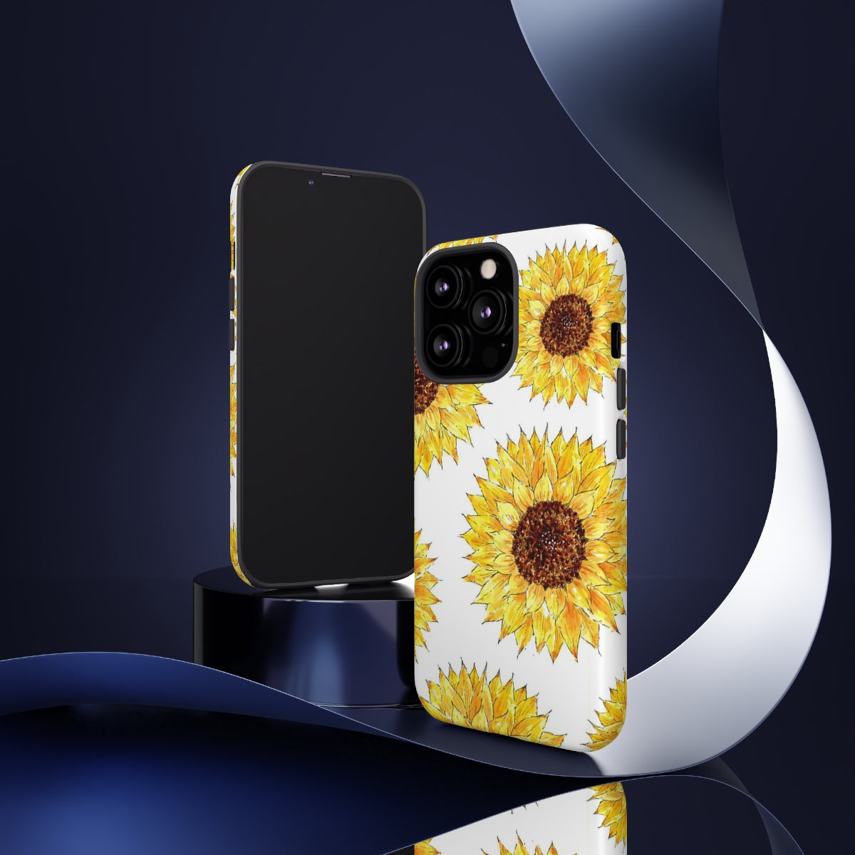 Sunflower Pattern Tough Phone Case