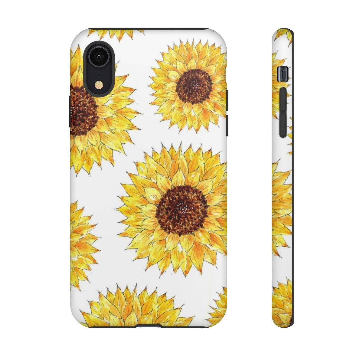 Sunflower Pattern Tough Phone Case