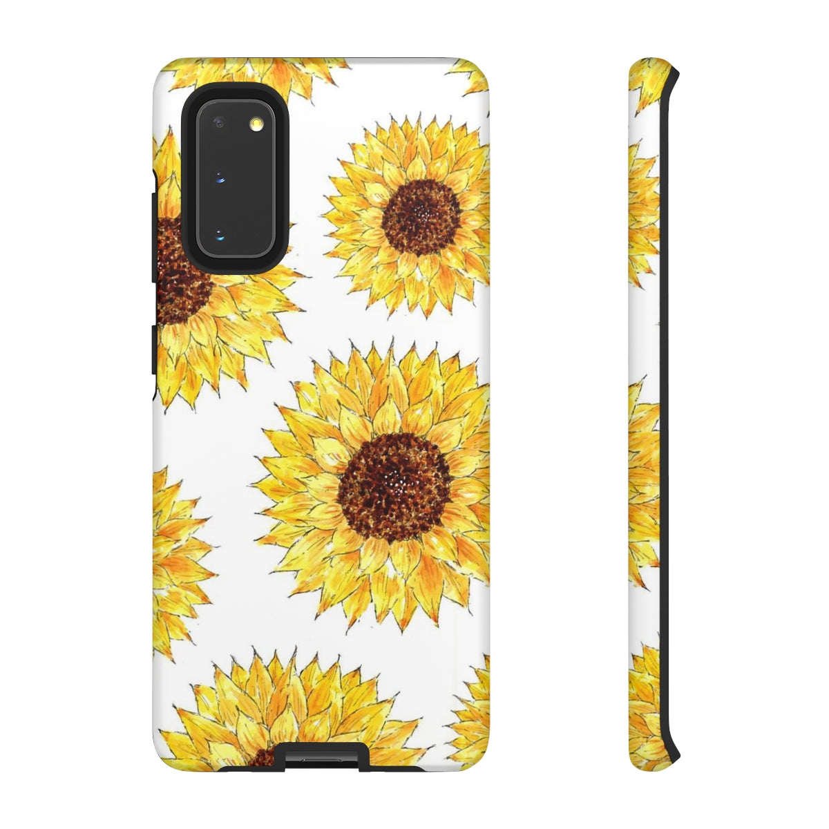 Sunflower Pattern Tough Phone Case