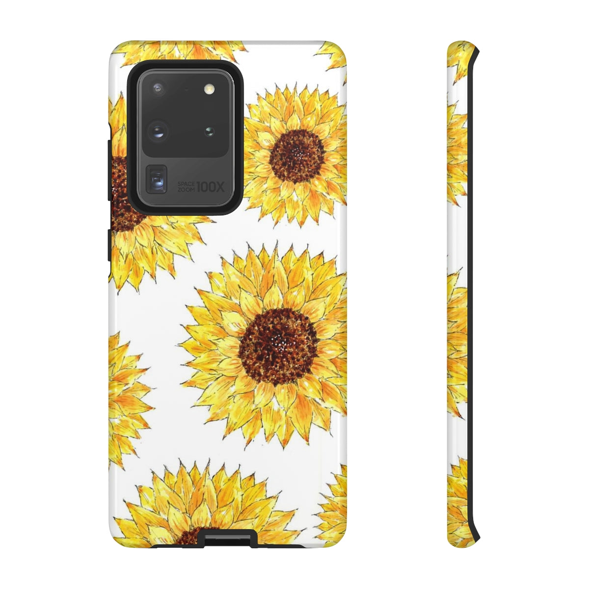 Sunflower Pattern Tough Phone Case