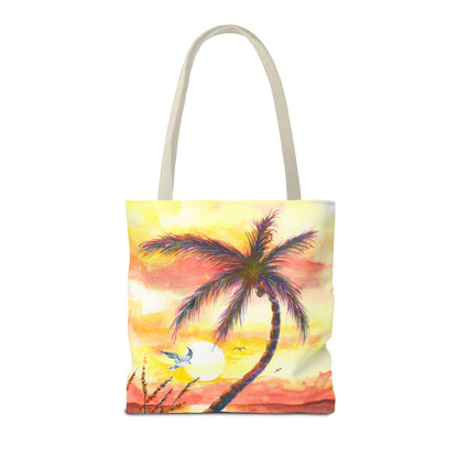 Tote Bag — Tropical Sunset Palm Beach Tote