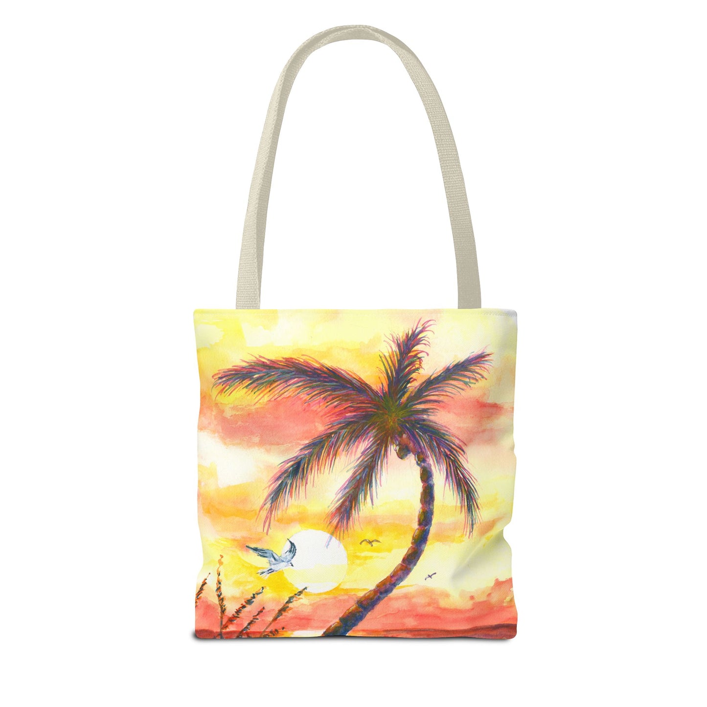 Tote Bag — Tropical Sunset Palm Beach Tote