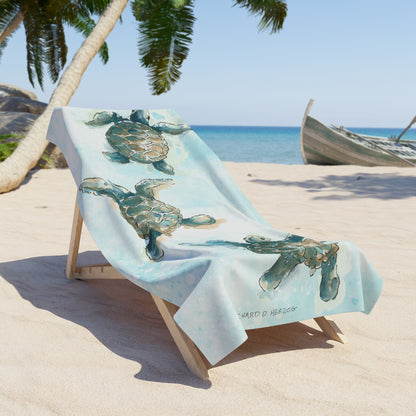 Sea Turtles Beach Towel