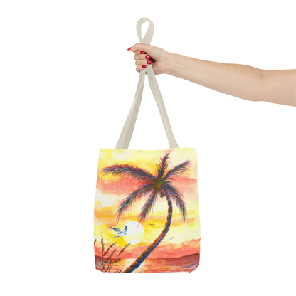 Tote Bag — Tropical Sunset Palm Beach Tote