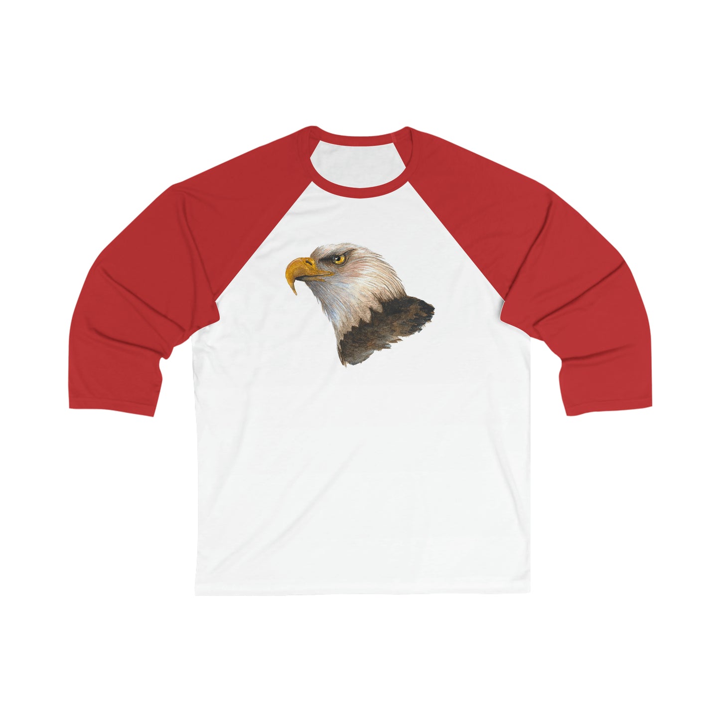 American Bald Eagle Unisex 3\4 Sleeve Baseball T-Shirt