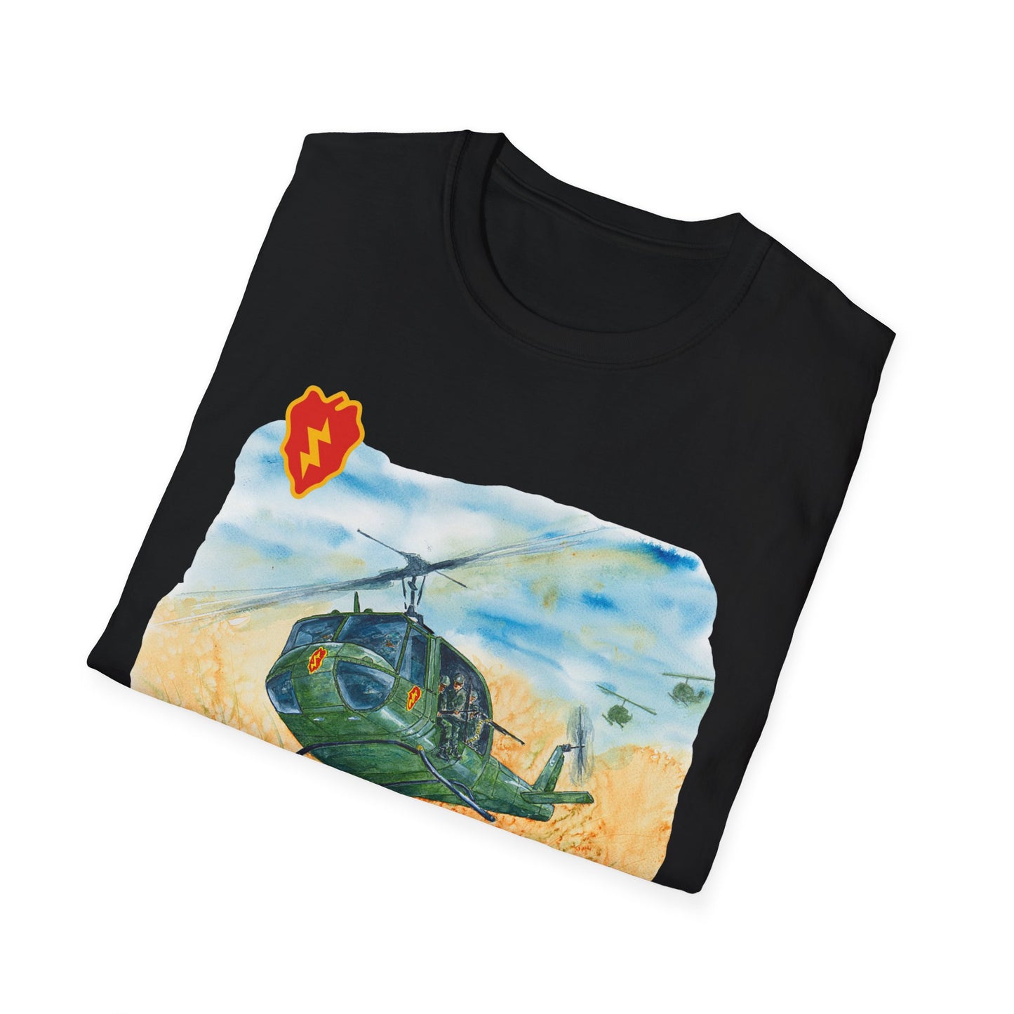 25th Infantry Vietnam Huey Unisex Softstyle T-Shirt