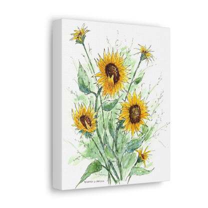 Bunch Of SunFlowers Canvas Print