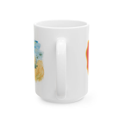 25th Infantry, Huey, Ceramic Mug, (11oz, 15oz)