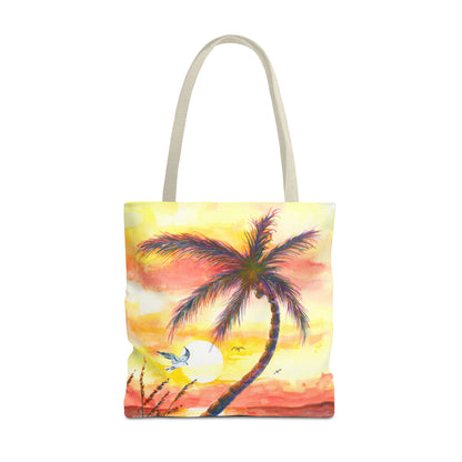 Tote Bag — Tropical Sunset Palm Beach Tote