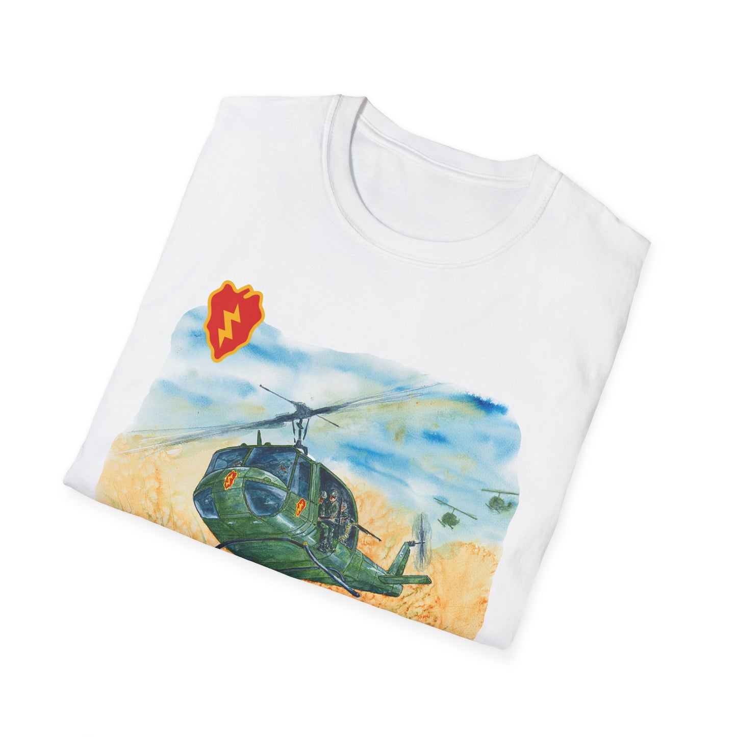 25th Infantry Vietnam Huey Unisex Softstyle T-Shirt