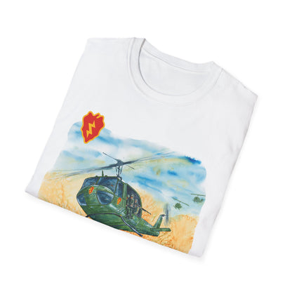 25th Infantry Vietnam Huey Unisex Softstyle T-Shirt