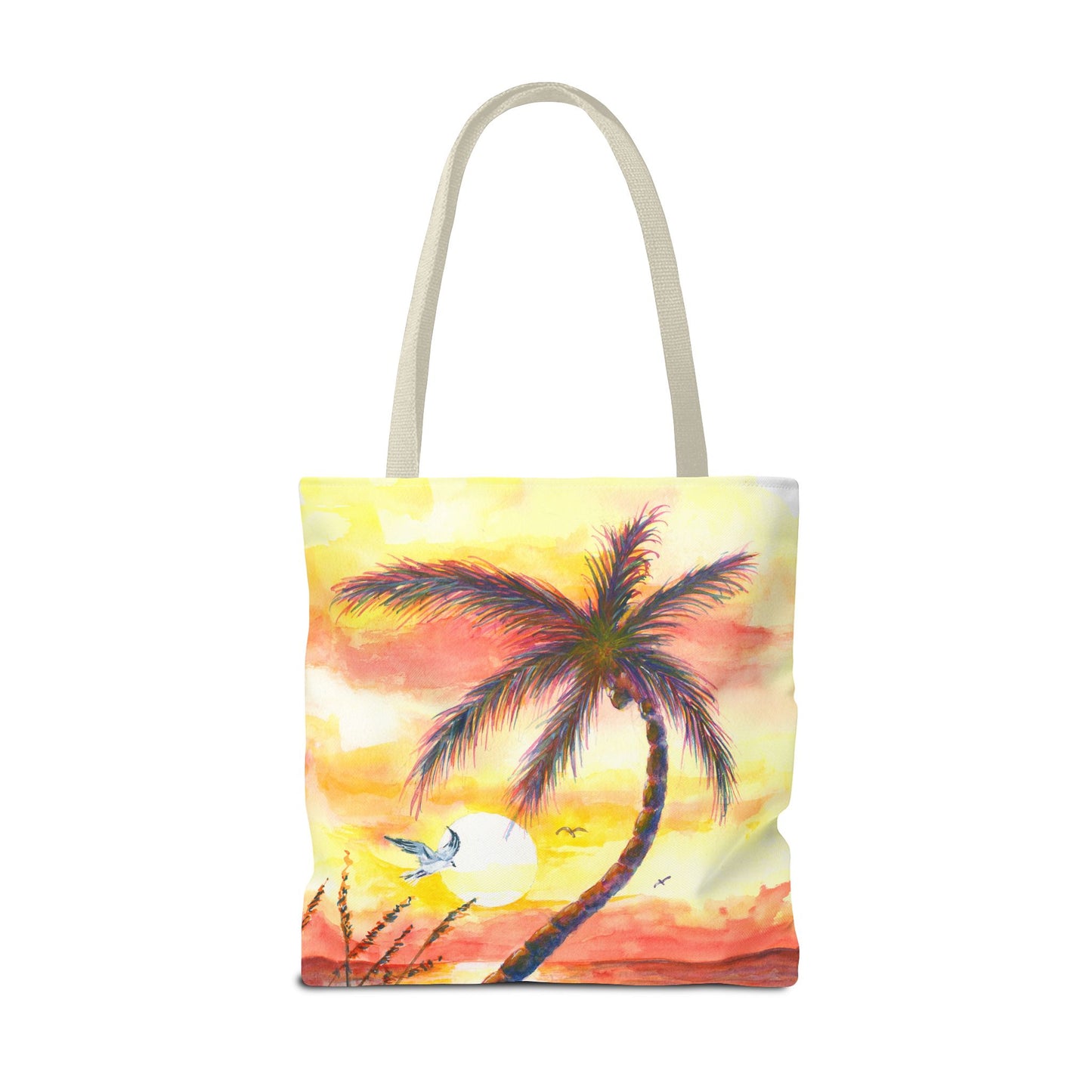 Tote Bag — Tropical Sunset Palm Beach Tote