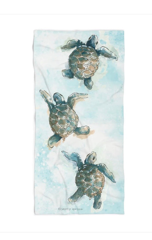 Sea Turtles Beach Towel