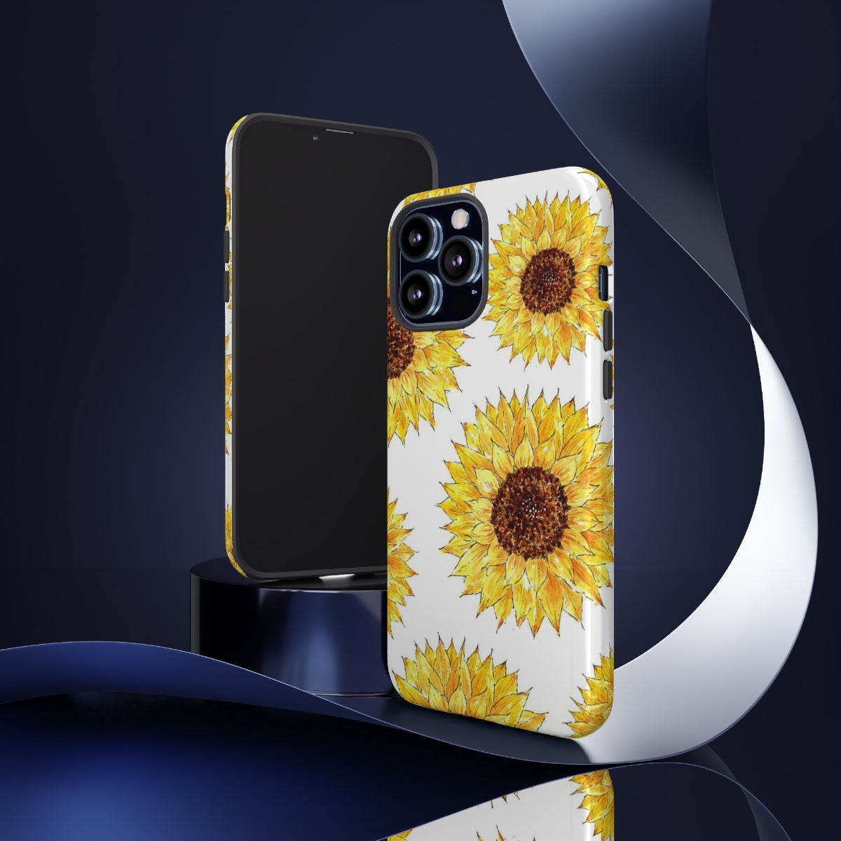 Sunflower Pattern Tough Phone Case