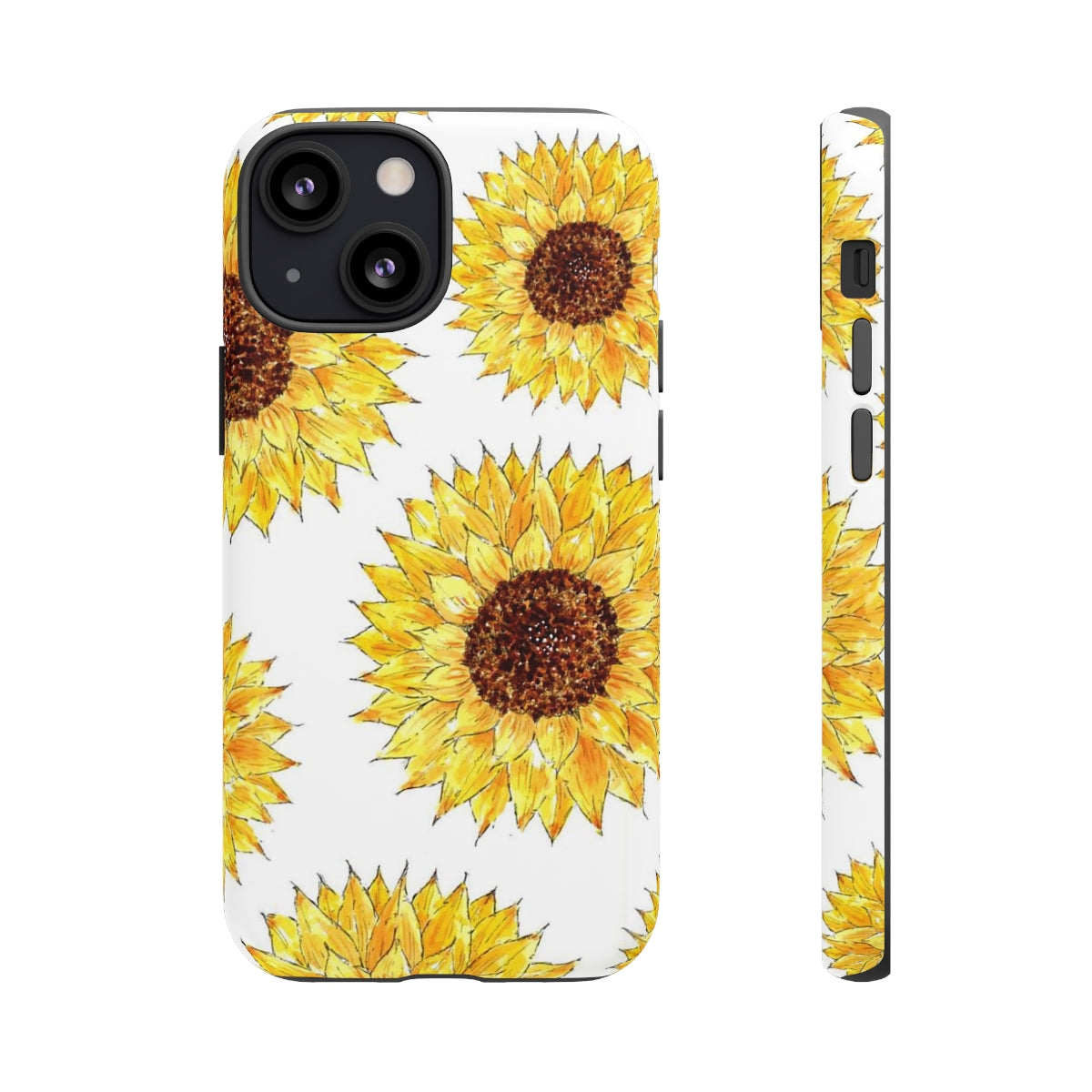 Sunflower Pattern Tough Phone Case