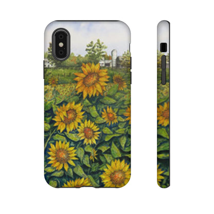 Sunflower Field Tough Phone Case
