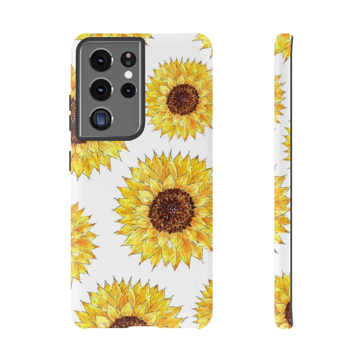 Sunflower Pattern Tough Phone Case