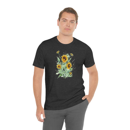 Sunflowers, Unisex Jersey Short Sleeve Tee