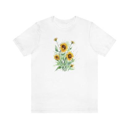 Sunflowers, Unisex Jersey Short Sleeve Tee